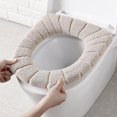 thumbnail image 4 of Soft and Warm Washable Toilet Seat Cover for Bathroom, 4 of 5