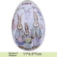 thumbnail image 5 of 5 uds surtido de huevos de Pascua pintados caja de lata de Pascua forma de conejito de Pascua relleno de Metal contenedor de huevos de Pascua caja de dulces de huevos de Pascua Vintage, 5 of 5