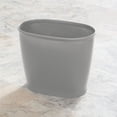 thumbnail image 2 of mDesign Small Plastic 2.25 Gallon Slim Trash Can Garbage Wastebasket Bin, Gray, 2 of 5