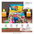 thumbnail image 3 of Edrecolcha Providencia Mario y Luigi al Ataque 3 piezas Matrimonial, 3 of 3