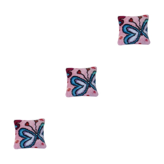 Transemion Creativity DIY Accessories Embroidery Pillow Kits Hypoallergenic Fabric Gift Type2 3Set