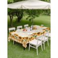thumbnail image 4 of Outdoor Tablecloths with Umbrella Hole & Zipper, Summer Sunflowers Rectangle Tablecloth 60x120 Inch, Country Botanical Flowers Leaves Waterproof Table Cloth, Patio/Pool/Picnic Table Covers, 4 of 8