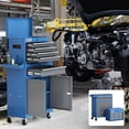 thumbnail image 3 of AIRAJ 7-Drawer Rolling Tool Chest with Wheels, 40" PortableMobile Tool Box for Garage & Workshop, Blue, 3 of 7