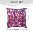 thumbnail image 3 of Throw Pillow Cover 18 X 18 Inch Glitter Sparkles Shimmer Decorative Cushion Cover For Sofa Chair Couch Bedroom Living Room, 3 of 7