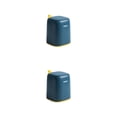 thumbnail image 1 of Billuyoard Tapa del bote de basura a presión: mantenga sus manos limpias y su entorno ordenado Papelera Muebles para el hogar Ahorro de espacio Azul oscuro 2piezas, 1 of 6