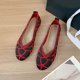 thumbnail image 4 of Amzcrzy Zapatos de mujer,Zapatos de mujer,Zapatillas de mujer, Zapatos planos multicolores de punta redonda para mujer, zapatillas suaves e informales Sandalias Mujer Zapatillas De Casa, 4 of 4