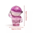 thumbnail image 2 of HOOUN Natural Fluorite Animals Statue Stone Carving Quartz Crystal Healing Reiki Decor-1PC Random Colour-Astronaut, 2 of 2