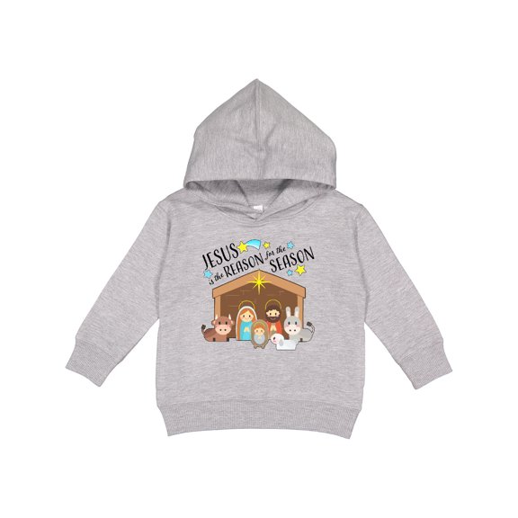 Inktastic Jesus is the Reason for the Season Christmas Nativity Toddler Hoodie