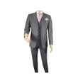 thumbnail image 3 of Men Suit BERLUSCONI Turkey 100% Italian Wool Super 180's 3pc Vested #Ber9 gray, 3 of 8