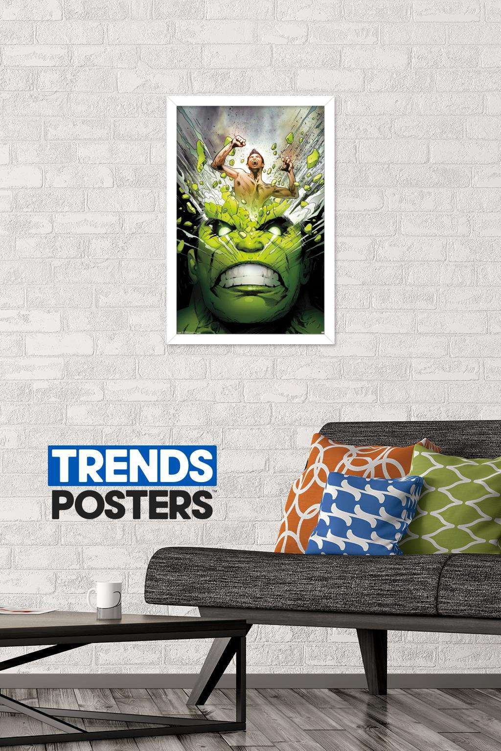 Marvel Comics - The Incredible Hulk - Cover #171 Wall Poster, 14.725" x 22.375", Framed