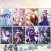 DraggmePartty 8Pcs/Set Anime Genshin Impact Ranking Of Kings Pretty Derby Room Poster Hunter X Hunter Wall Poster For Bedroom Home Decoration