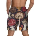 thumbnail image 4 of Daiia Forest Wild Mushroom Mens Swim Trunks Swim Shorts Quick Dry Swim Shorts with Mesh Lining Pockets-XX-Large, 4 of 9