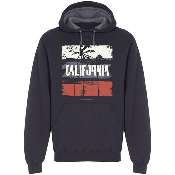 Manhattan Beach, Ca Hoodie Men -Image by Shutterstock, Male Large