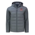 thumbnail image 2 of Men's Cutter & Buck Gray Toronto FC Big & Tall Evoke Hybrid Eco Softshell Recycled Full-Zip Hoodie Jacket, 2 of 3