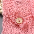 thumbnail image 2 of AOMPMSDX Baby Care Baby Knit Crochet Clothes Photo Photography Props Outfit Daily Essentials Pink One Size, 2 of 6