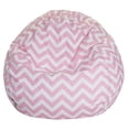 thumbnail image 3 of Majestic Home Goods Chevron Cotton Large Classic Bean Bag Chair, Multiple Colors, 3 of 5