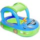 thumbnail image 1 of Baby Inflatable Pool Float With Canopy, Car Shaped Swim Float Boat For Infant Toddler Kids, 1 of 5