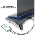 thumbnail image 4 of Enhance Laptop Cooling Stand Blue - 1 x 1264 RPM Fan & 4 x 2630 RPM Fans - 3 Adjustable Height Settings - Up to 17" Screen Size Notebook Support - Metal Mesh - 2 x USB 2.0 Ports, 4 of 11