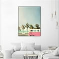 thumbnail image 2 of Giant Art Canvas  30x40 Surf Bus Pink Framed in Multi-Color, 2 of 3