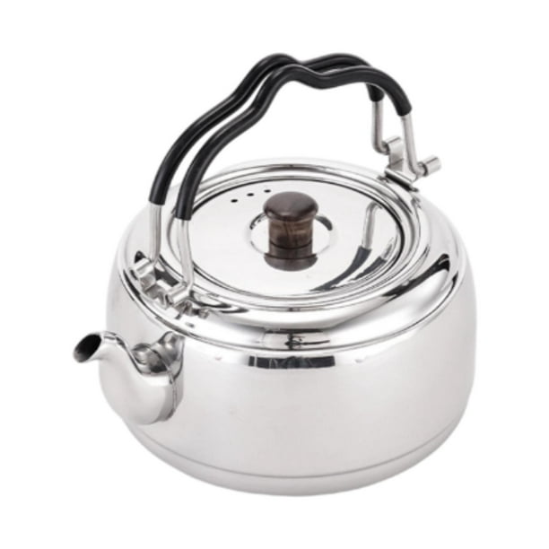 Tetera, cafetera, regalo, tetera ligera, tetera de acero inoxidable para inauguración de la casa, cocina, fogata, jardín, estufas, olla Argén