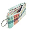 thumbnail image 3 of Vera Bradley Women's Recycled Cotton Zip ID Case Pastel Plaid, 3 of 5