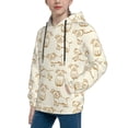 thumbnail image 2 of Pofeuu Funny Pigs Print Kids Pullover Hoodies Warm Thick Hooded Sweatshirt with Packet for Boys Girls-Medium, 2 of 6