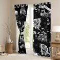 thumbnail image 3 of Feelyou Boys Construction Truck Black Out Curtains, Tractor Machinery Curtains Pack of 2 (42x63 Each), Black Grey Vehicle Bedroom Curtains, Blackout Curtains Bedroom Decor, 3 of 6