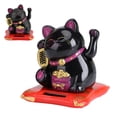thumbnail image 4 of Gato Acogedor Con Energía Solar Lindo Saludando Suerte Riqueza, 4 of 8