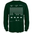 thumbnail image 1 of T-Shirt de Noël Laid Jeu d'Arcade Classique Vert à Manches Longues, 1 of 1