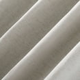 thumbnail image 4 of Archaeo Textured Linen Blend Total Blackout Grommet Top Curtain, 50"W X 63"L, White, 4 of 8