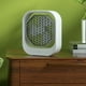 thumbnail image 2 of Fiudx Ventilador de Escritorio Portátil Usb, Batería Recargable, 3 Velocidades Ajustables, Funcionamiento Silencioso, Diseño Compacto, Ideal para Oficina, Hogar y Viajes, 7.9 Pulgadas, Verde/Blanco, 2 of 7