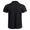 thumbnail image 6 of Mens Quick Dry Tactical Shirts Turndown Collar Short Sleeve Tops Stretch Comfy Summer Outdoor Fishing Shirts, 6 of 8