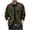 Army Green, variant on Bxsruta Mens Long Sleeve Shirts Casual Button Down Utility Shirts with Pockets