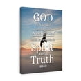 thumbnail image 4 of Scripture Walls John 4:24 God is a Spirit Bible Verse Canvas Christian Wall Art Ready to Hang Unframed, 4 of 9