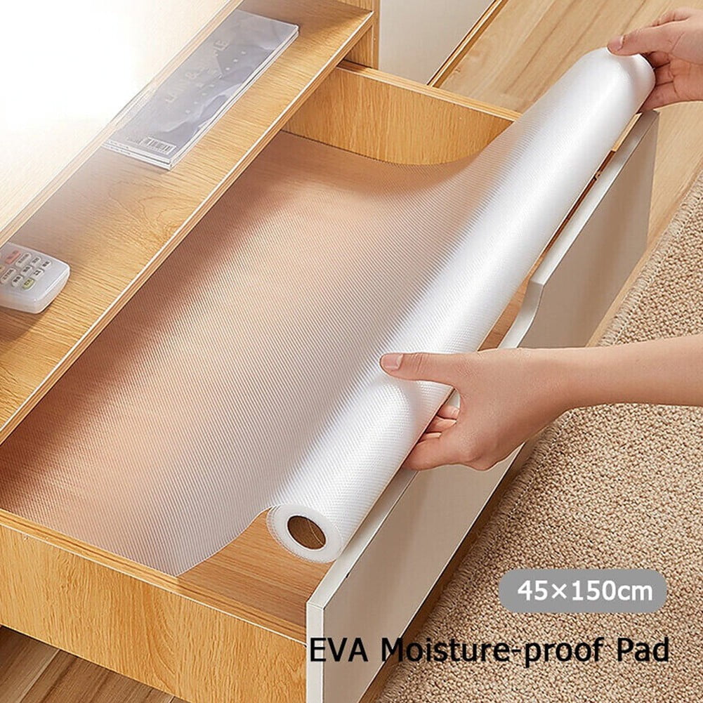 5M Non-Slip Draw Mat Shelf Liner Cabinet Storage Pad Kitchen Cupboard Drawer  Mat