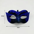 thumbnail image 3 of Shiny Masquerade Masks for Unisex Fashion Vintage Venetian Masks Carnival Halloween Mask for Party Prom Ball Costume Mask 1 PC Gold One Size, 3 of 4