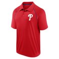 thumbnail image 2 of Men's Fanatics Red Philadelphia Phillies Strong Alone Raglan Polo, 2 of 3