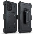 thumbnail image 6 of Samsung Galaxy A72 5G Case, SOGA [TriGuard] Shockproof Rugged Hybrid Phone Cover with Belt Clip Holster & Built-in Screen Protector (Black), 6 of 7