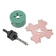 thumbnail image 3 of Abridor de agujeros avellanados, abridor de agujeros para focos sin bordes, herramienta para agujeros avellanados, abridor de agujeros para focos de alta capacidad, 3 of 8