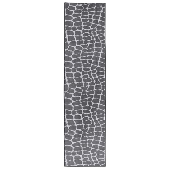 Furnishmyplace Crocodile Light Grey Area Rug for Living Room, Dining Room, Kids 2' x 48' - Green/Teal