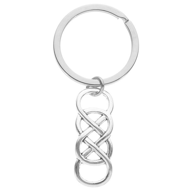 Llavero con símbolo infinito, llavero decorativo, colgante, accesorio para bolso