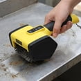 thumbnail image 3 of Cepillo eléctrico para parrilla, cepillo limpiador para barbacoa, herramienta de limpieza práctica y compacta. Amarillo, 3 of 9