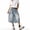 Blue, variant on Womens Capris Casual Cargo Capri Pants Relaxed Fit Straight Leg Trousers Lightweight Summer Streetwear Solid Blue L