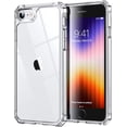 thumbnail image 1 of HTOOO Étui Armure Aérienne, Compatible avec iPhone SE (2022), iPhone SE (2020) et iPhone 8, Protection contre les Chutes de Qualité Militaire, Coins Absorbant les Chocs, Résistant au Jaunissement, pour iPhone SE 3/2, Transparent, 1 of 6