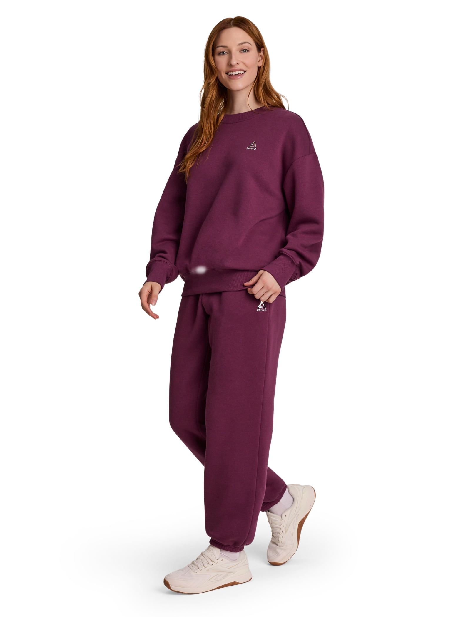 Reebok Women's Game Day Fleece Oversize Crewneck Sweatshirt, Size XS-4X