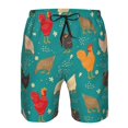 thumbnail image 3 of Pofeuu Hens And Rooster Prin Men's Swim Trunks Quick Dry Bathing Suit Swimming Board Shorts Mesh Lining Beach Swimwear-XX-Large, 3 of 6