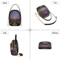 thumbnail image 4 of Shoulder Handbag Women's Crossbody Handbags 5.91x3.15x8.27 Inch Bank Card Bag Cash Bag Key Bag Halloween Pattern, 4 of 7