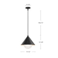 thumbnail image 4 of PD485214MBOP-Alora Lighting-Remy - 1 Light Pendant-12.63 Inches Tall and 13.5 Inches Wide-Matte Black Finish    -Traditional Installation, 4 of 7