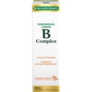 Nature's Bounty Vitamin B-Complex Liquid for Energy Metabolism, 59 Doses