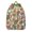 Olive-green, variant on Unisex Bohemian Print Daypack, Vintage Boho Rucksack with Front Pocket, Lightweight Backpack for School University Work Commute, Excellent Gift Choice